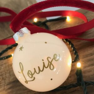 boule de noel personnalisée