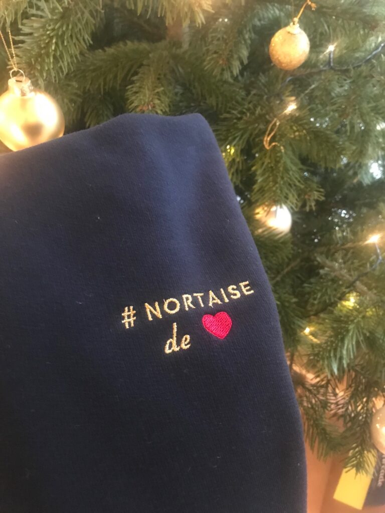 cadeau brodé noel